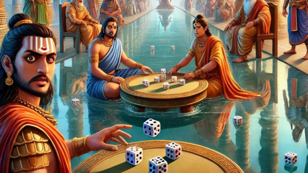 Assembly Hall and Sequence of the Game of Dice in Mahabharata