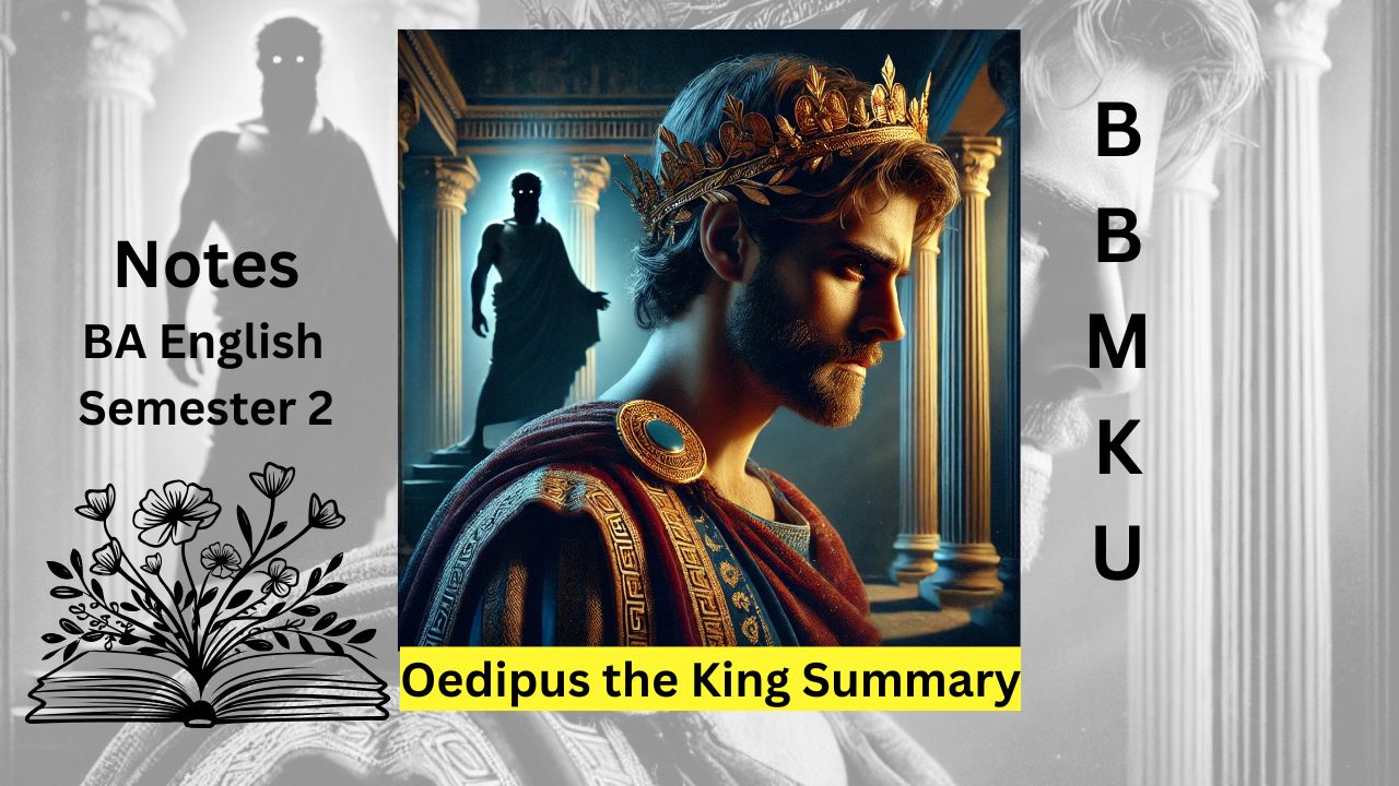 Oedipus the King Summary & Analysis | English Honours Semester 2 BBMKU