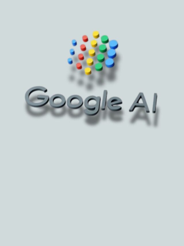 Google AI logo with colourful dots representing machine learning and artificial intelligence