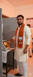 bjp voting AI photo editing prompt