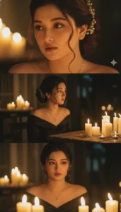 A cinematic single portrait created using a 3 Layer Gemini AI photo editing prompt, featuring soft aesthetic lighting, detailed facial features, and a viral 2025 Instagram-style look.