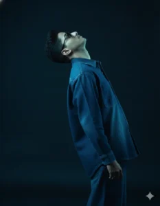 Moody cinematic aesthetic boy photo generated using Google Gemini Aesthetic Photo Editing Prompts