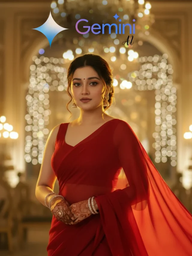 Gemini AI Saree Photo Prompt For Girls