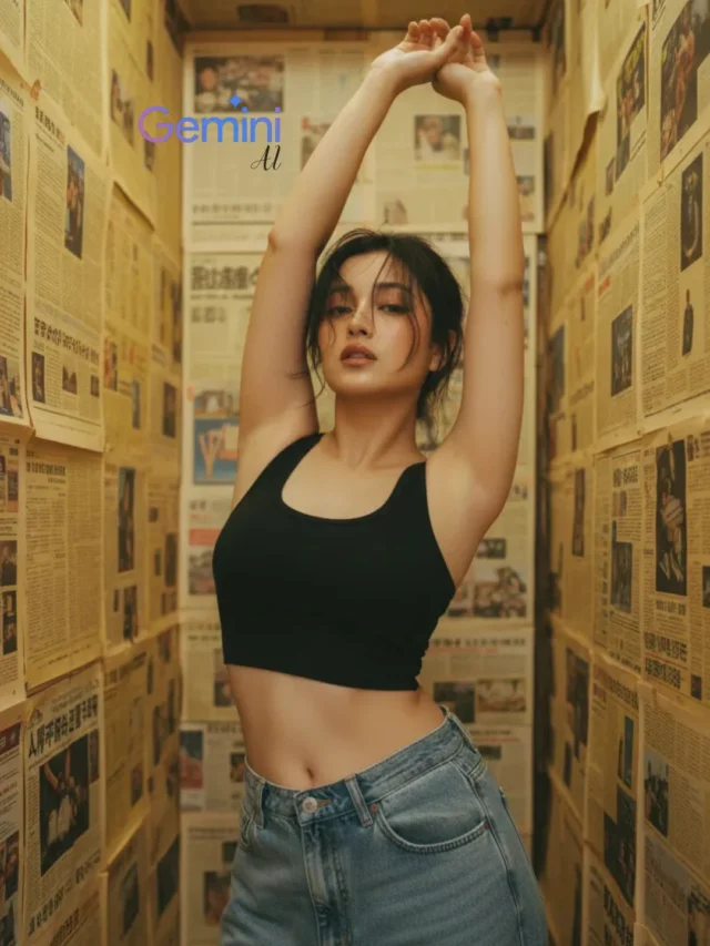 Newspaper Studio Gemini AI Photo Prompt inspired portrait.