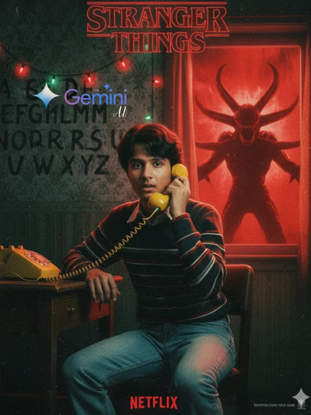 created with Trending Gemini AI Stranger Things Season 5 Photo Prompt Copy-Paste