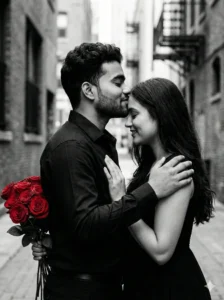 ChatGPT Black and White Romantic Couple AI Photo Prompts
