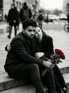 Google Gemini Black and White Romantic Couple AI Photo Prompts