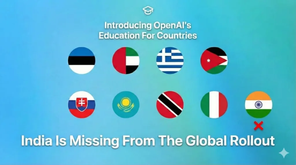 Why India Is Missing From OpenAI’s Global Education Program (And Why That Might Be Smart)