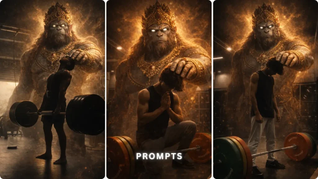 Trending ChatGPT Lord Hanuman Presence AI Photo Prompts For Boy