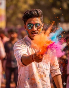 Trending Holi AI Photo Editing Prompts for Boys 2026
