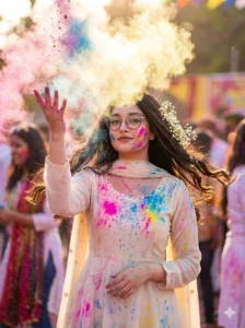 Trending Holi AI Photo Editing Prompts for Women
