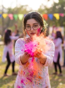 Latest Holi AI Photo Editing Prompts for Girls