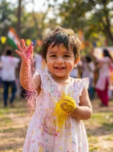 Latest Google Gemini Holi AI Photo Editing Prompts For Baby Girl 2026