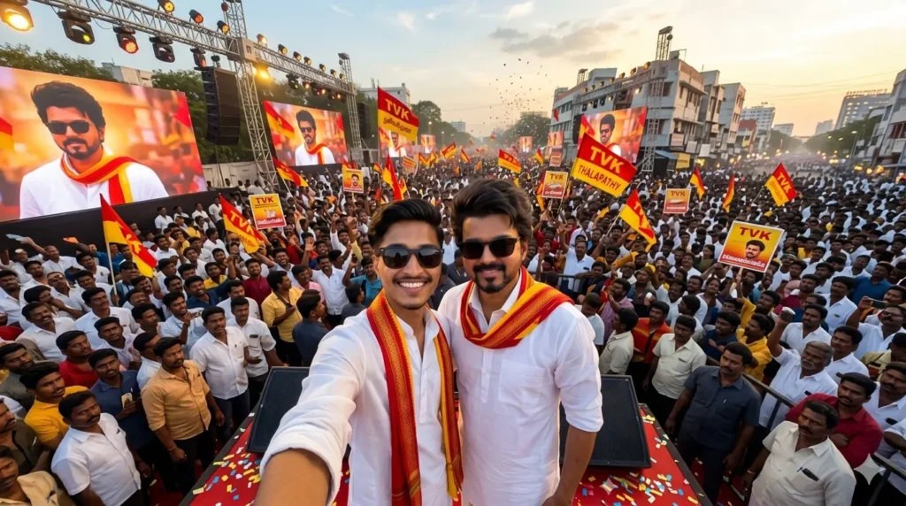 Thalapathy Vijay TVK Political Party Win AI Photo Editing Prompts For Boys 2026