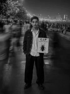 CJP Party AI Photo Prompts for Protest Placard Black and White Cinematic Copy and Paste Ready