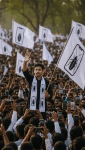 Cockroach Janta Party Rally AI Image Prompt Goes Viral | Cinematic Crowd Scene with ChatGPT