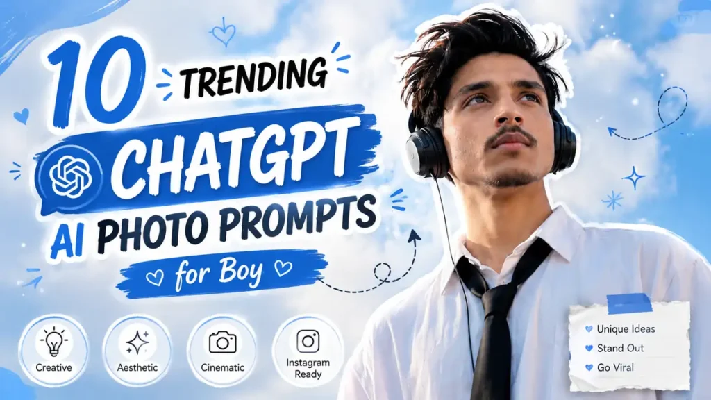 10 Trending ChatGPT AI Photo Prompts on Instagram for Boys —Copy Paste Ready (2026)