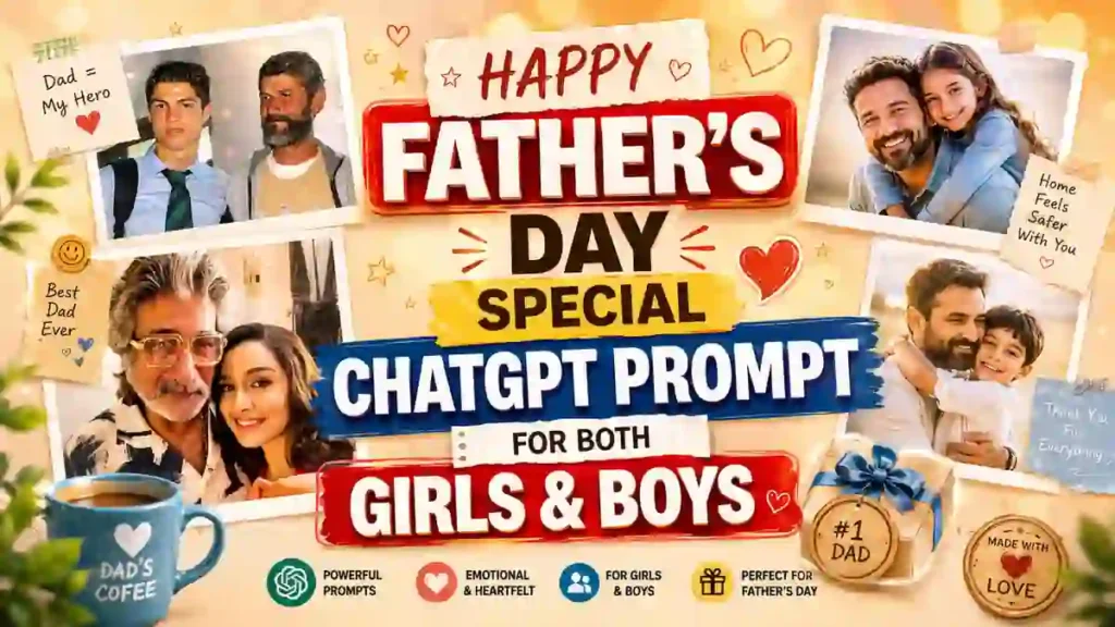 Father’s Day 2026 AI Photo Editing Prompt: Create Viral Father-Child Portraits With Trending AI Effects