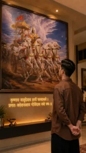 Bhagavad Gita Spiritual AI Photo Editing Prompt