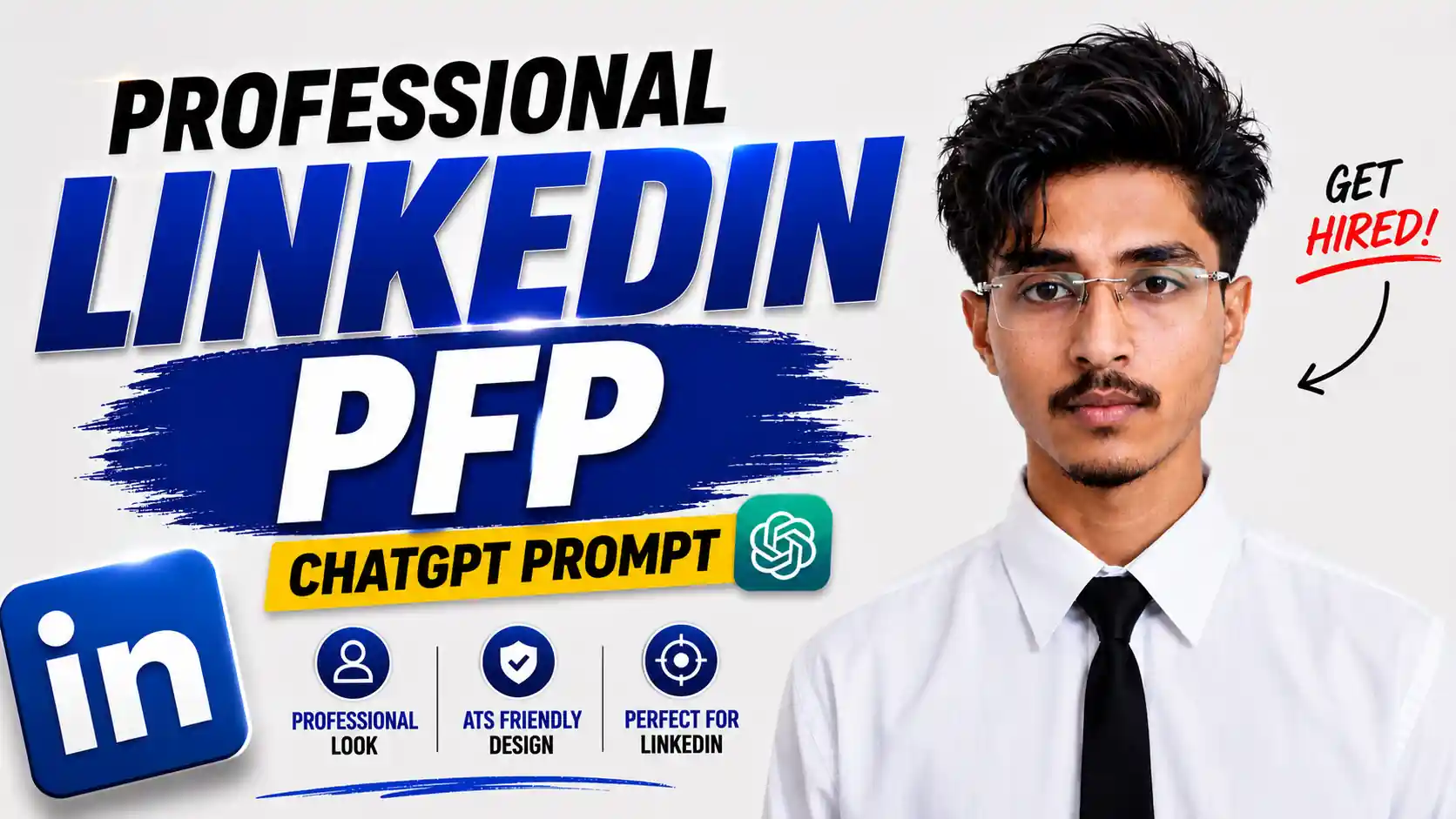 Korean quiff hairstyle studio portrait AI photo prompt result — premium magazine portrait with rimless glasses and white shirt created using ChatGPT GPT-4o 2026