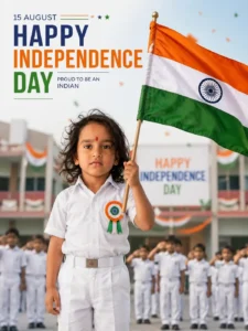 15 August: Best Independence Day AI Photo Prompt For School Kids