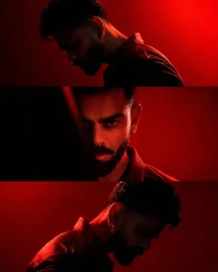 Red Light Cinematic Portrait AI Prompt