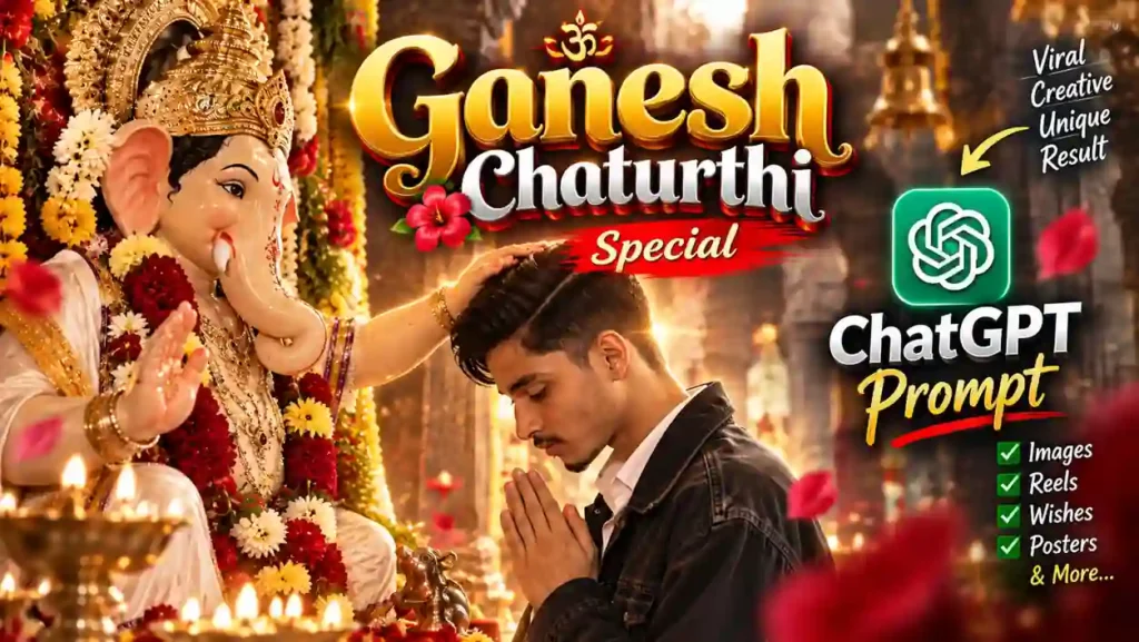 Ganesh Chaturthi AI Photo Prompt for Boys: Get Bappa’s Blessing Using ChatGPT (2026)