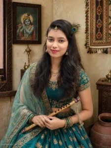 Janmashtami AI photo prompt for girls ChatGPT